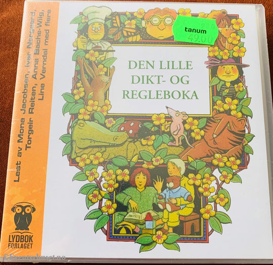 Den Lille Dikt- Og Regelboka. Lydbok På Cd. Ny I Plast! Cd