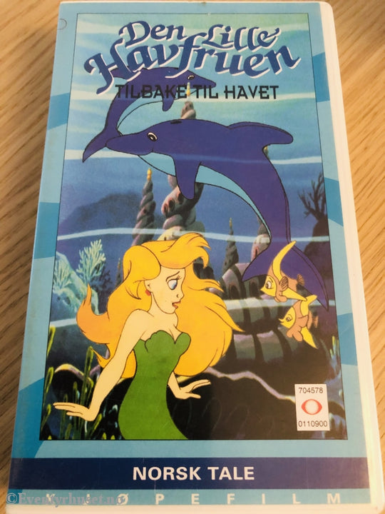 Den Lille Havfruen. Tilbake Til Havet. Vhs. Vhs