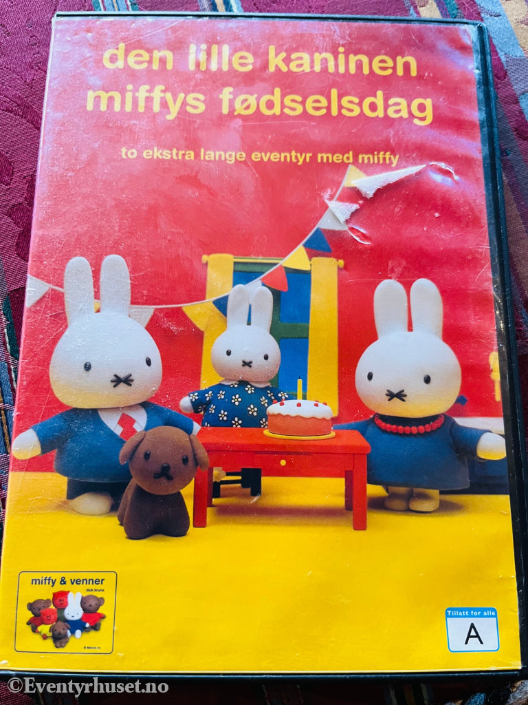 Den Lille Kaninen Miffys Fødselsdag. Dvd. Dvd