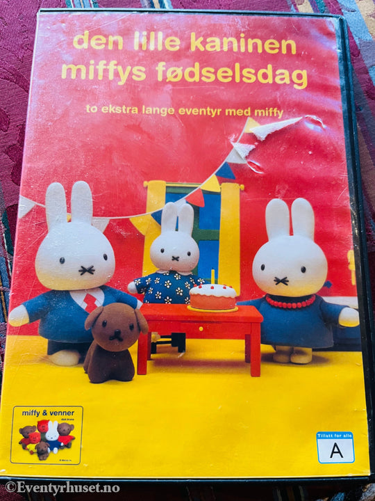Den Lille Kaninen Miffys Fødselsdag. Dvd. Dvd