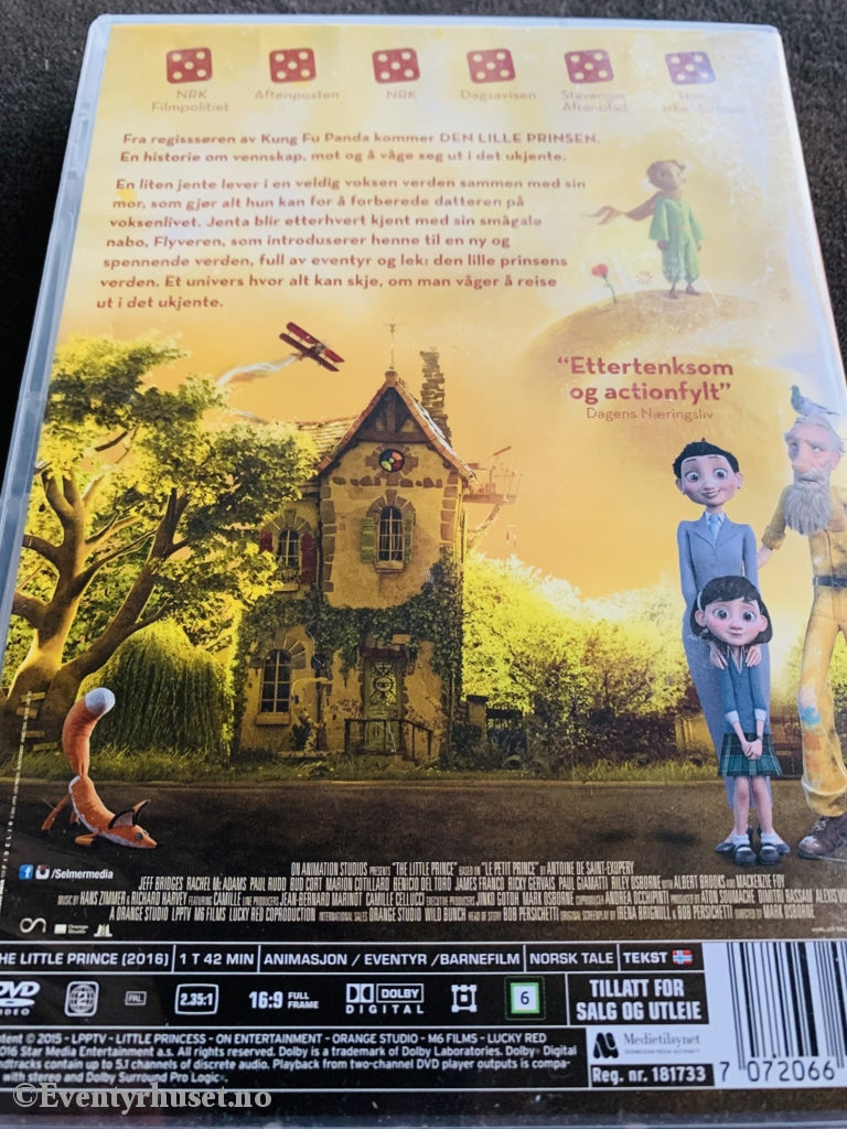 Den Lille Prinsen. Dvd. Dvd