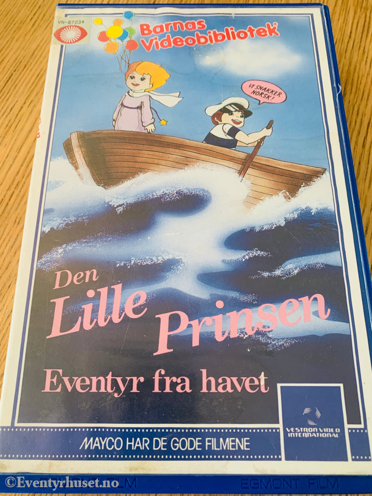 Den Lille Prinsen. Eventyr fra havet. 1983. VHS Big Box. VHS Big Box