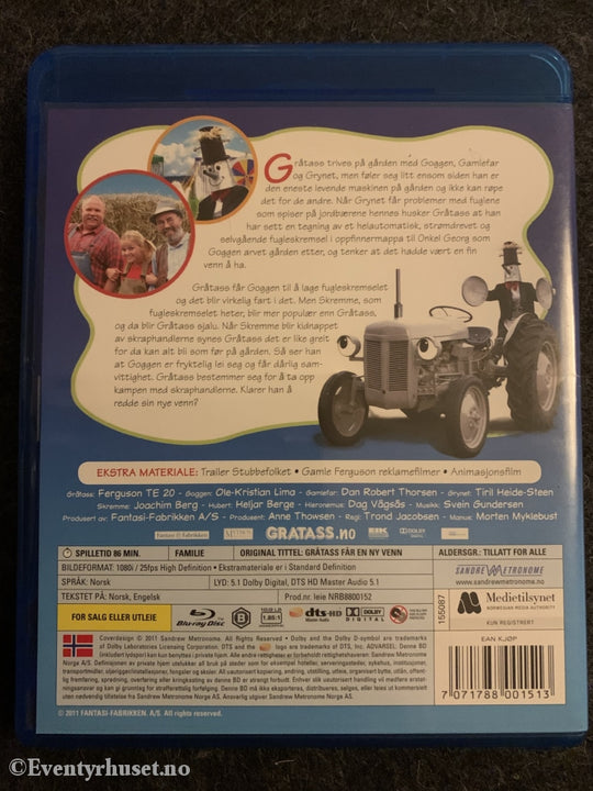 Den Lille Traktoren Gråtass Får En Ny Venn. Blu-Ray. Blu-Ray Disc