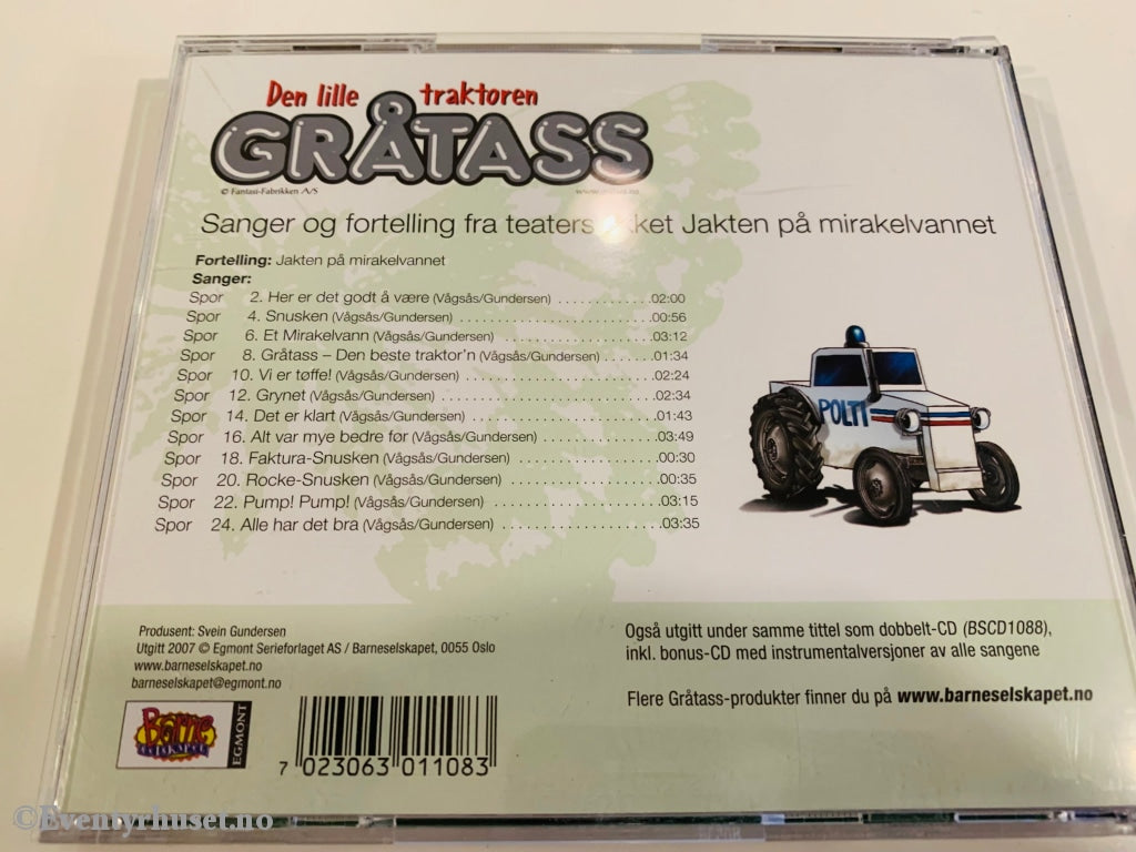 Den Lille Traktoren Gråtass - Jakten På Mirakelvannet. Cd. Cd