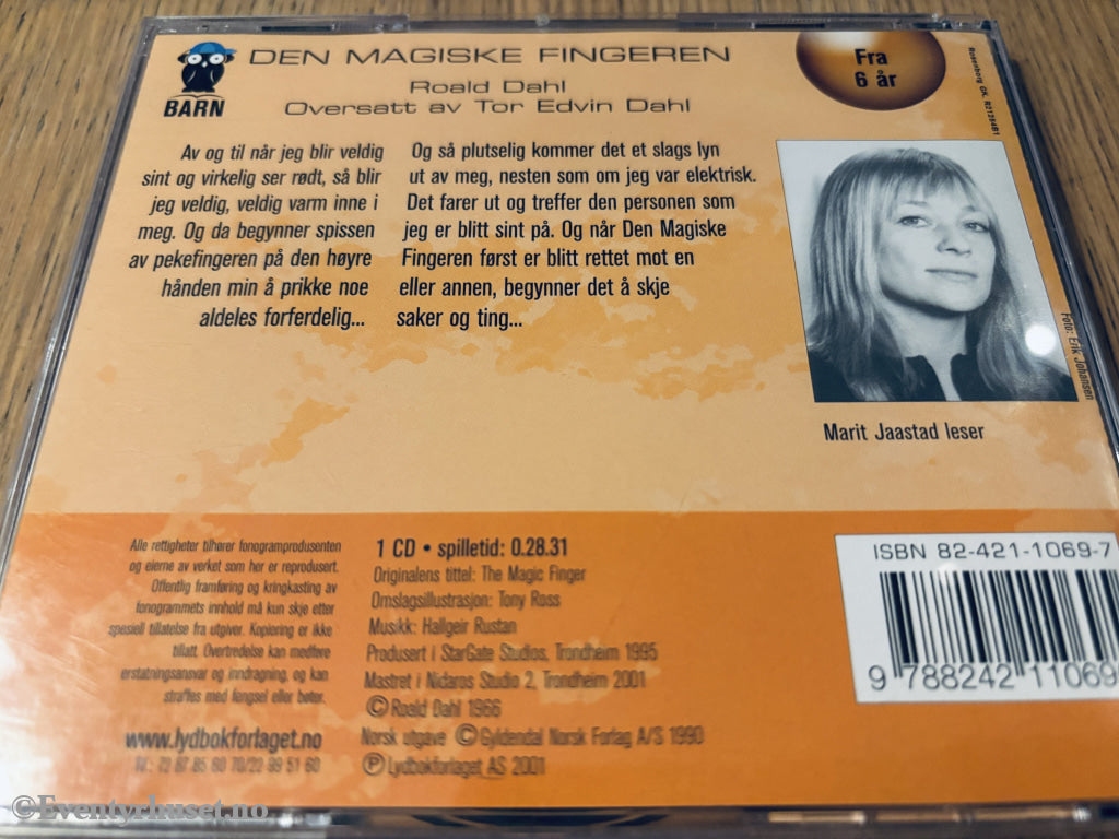 Den Magiske Fingeren. 2006. Lydbok på CD.