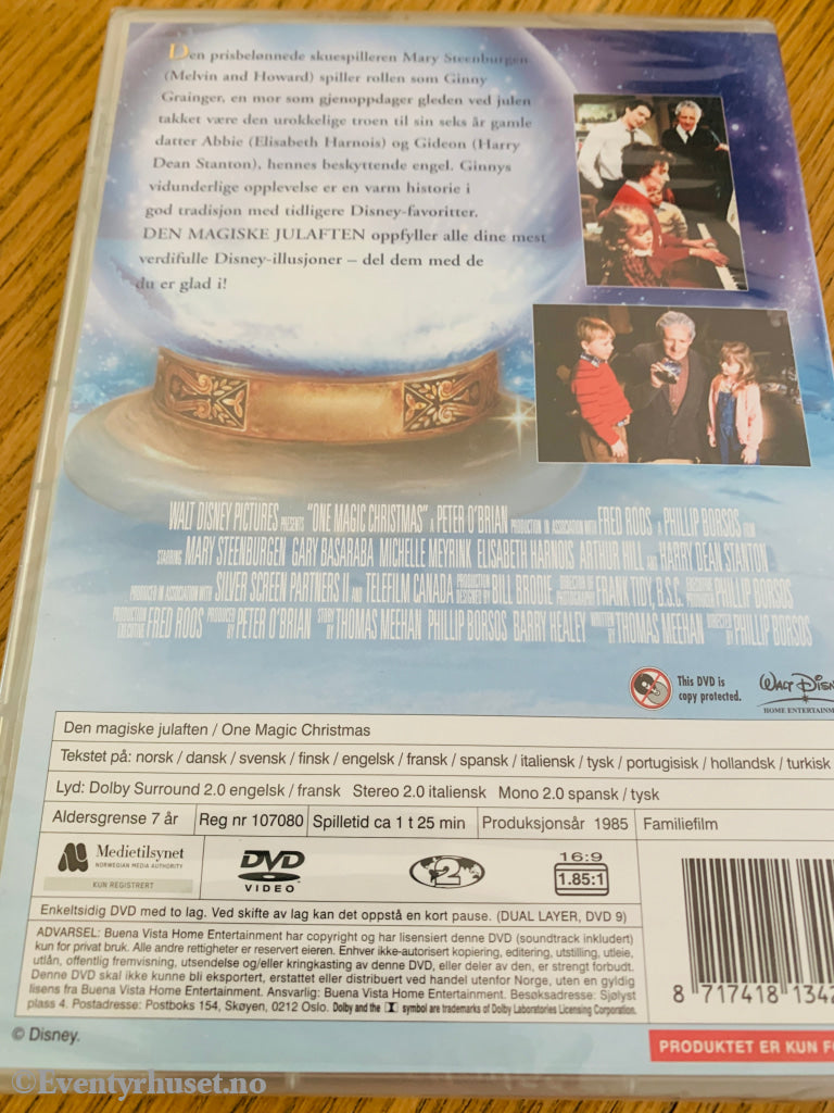 Den magiske julaften . 1985 . DVD. Ny i plast!