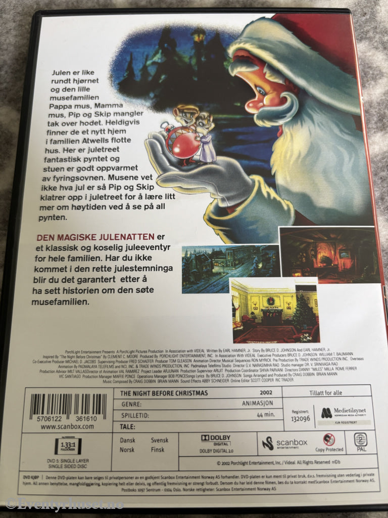 Den magiske julenatten - Et museeventyr. DVD.
