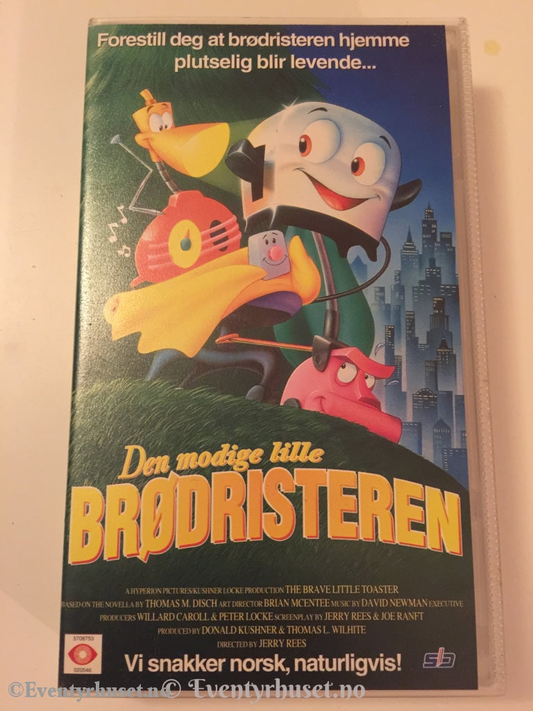 Den Modige Lille Brødristeren. Vhs. Vhs