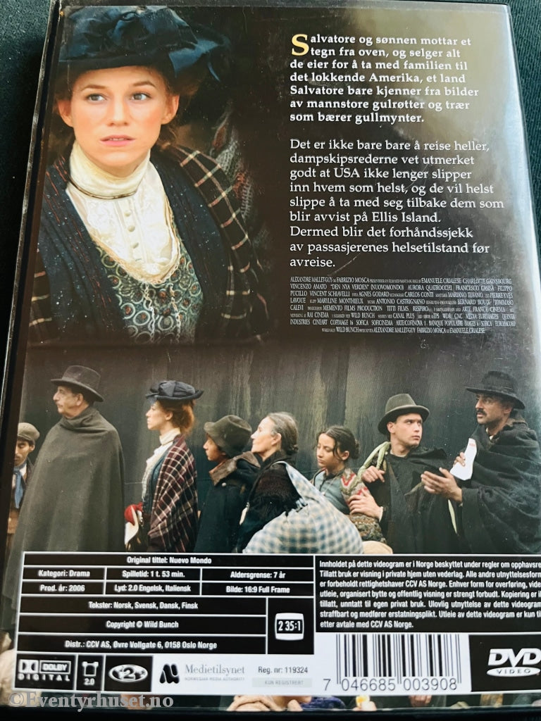 Den Nye Verden. 2006. Dvd. Dvd
