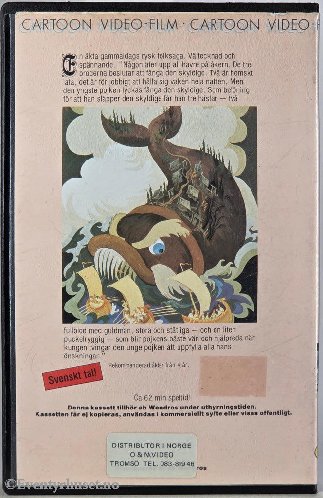 Den puckelryggige hästen – 1947 . VHS Big Box.