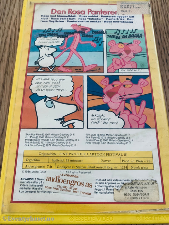 Den Rosa Panteren. Vol. 3. 1966-75. Vhs Big Box.