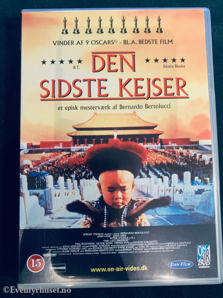 Den sidste kejser. DVD.