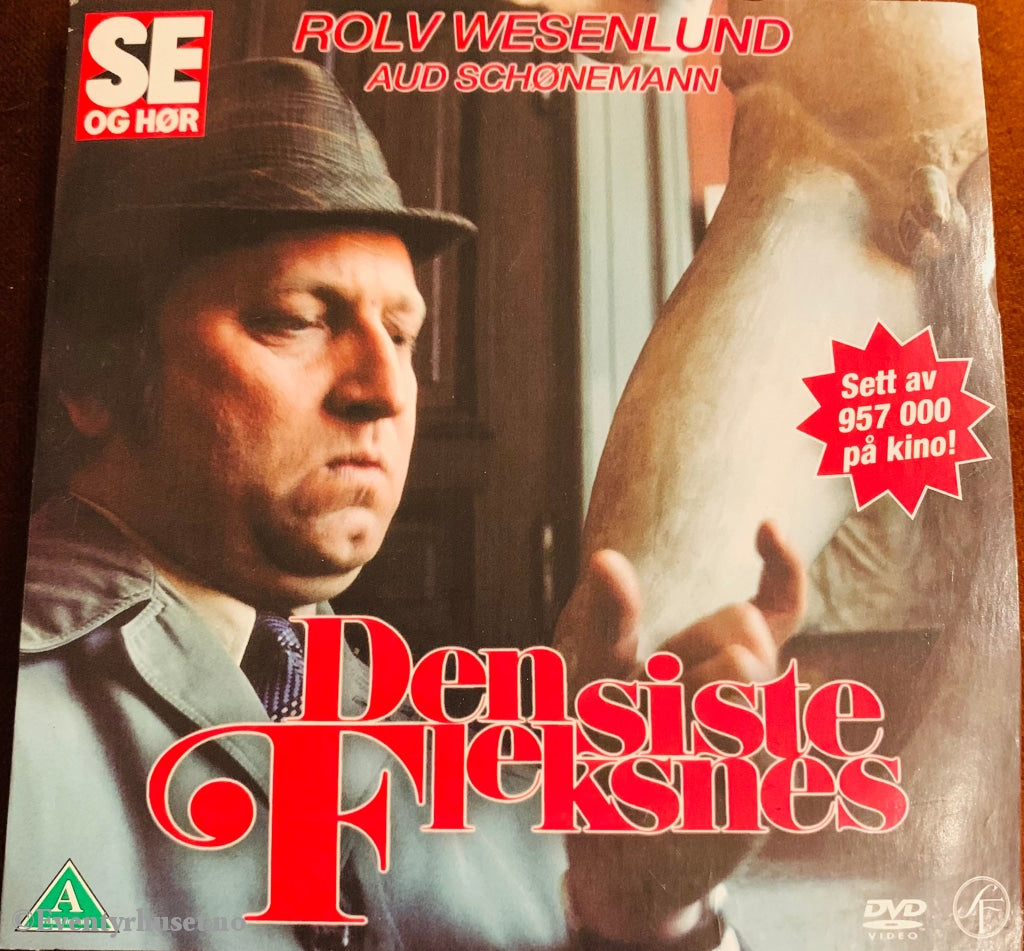 Den Siste Fleksnes. 1974. Dvd Slipcase.