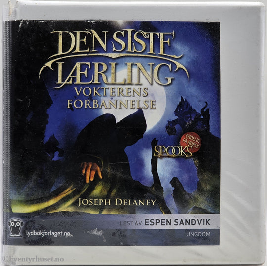 Den siste lærling: Vokterens forbannelse – Joseph Delaney. Lydbok på CD.