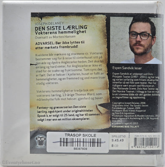 Den siste lærling: Vokterens hemmelighet – Joseph Delaney. Lydbok på CD.