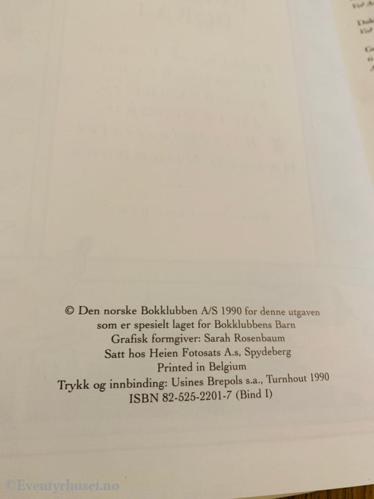 Den Store Eventyrboka I. 1990. Førsteutgave! Eventyrbok