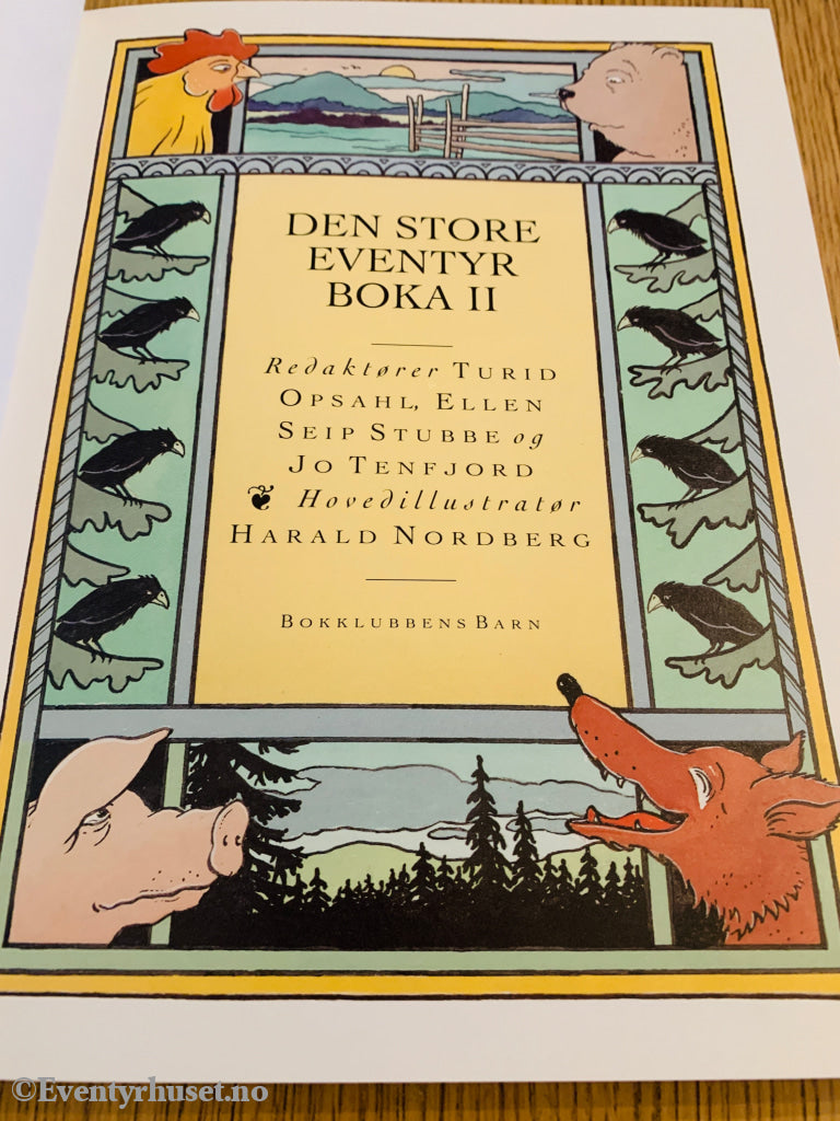 Den Store Eventyrboka Ii. 1990. Førsteutgave! Eventyrbok