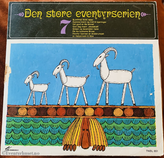 Den Store Eventyrserien. Nr 7. 1970. Lp. Lp Plate