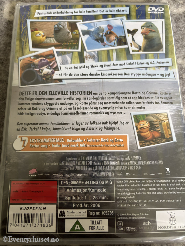 Den stygge andungen og jeg. DVD. Ny i plast!