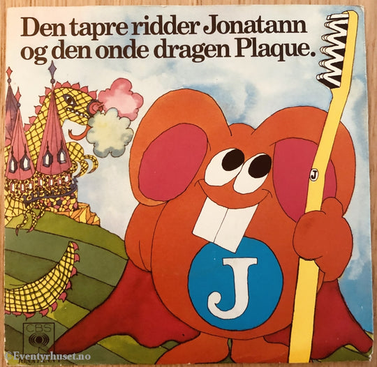 Den Tapre Ridder Jonathan Og Den Onde Dragen Plaque. 1978. Ep-Singel. Ep