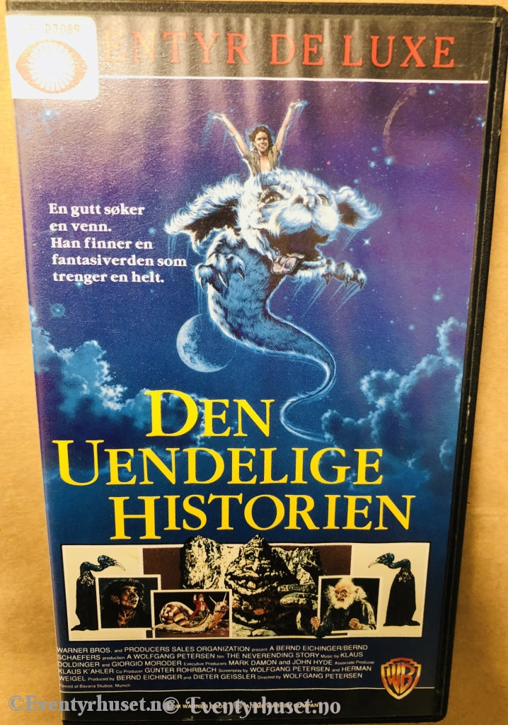 Den Uendelige Historien. 1984. Vhs. Vhs