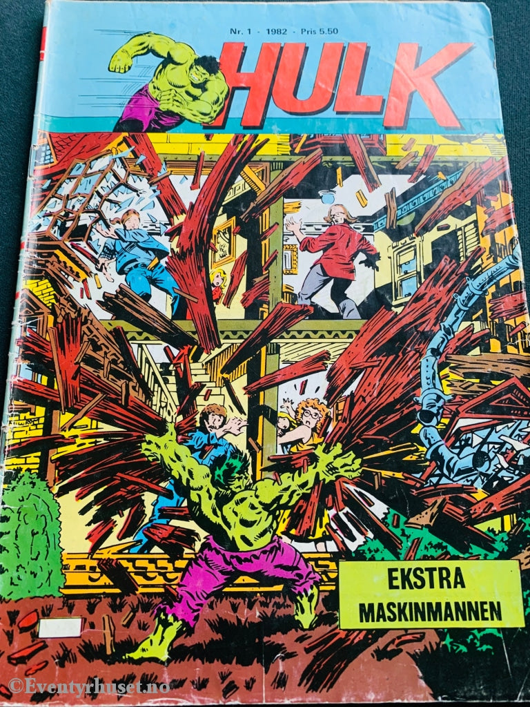 Den Utrolige Hulk. 1982/01. Tegneserieblad