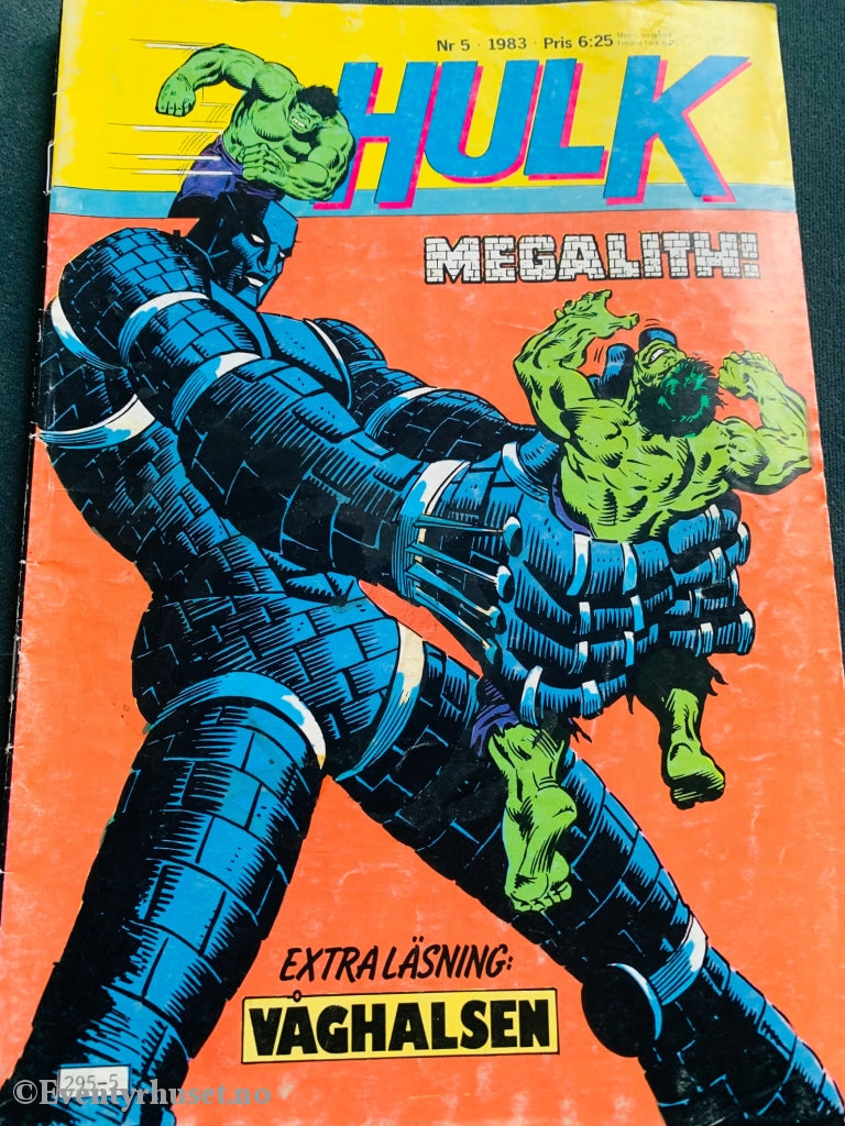 Den Utrolige Hulk. 1983/05. Tegneserieblad