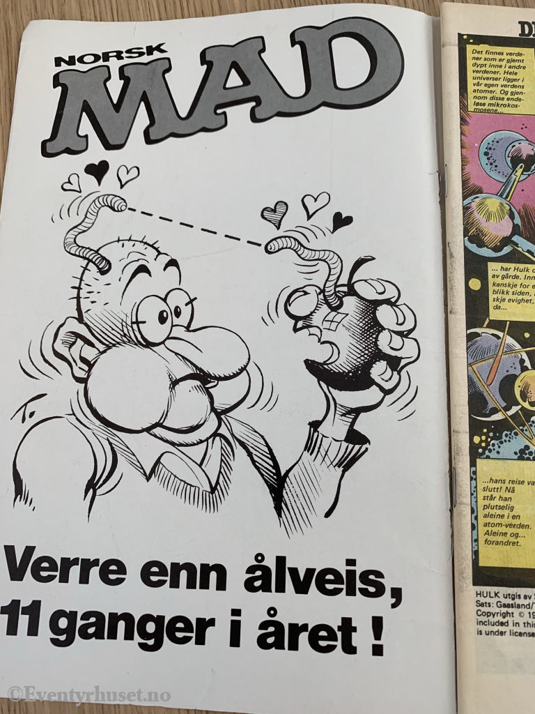 Hulk. 07/1985. Tegneserieblad