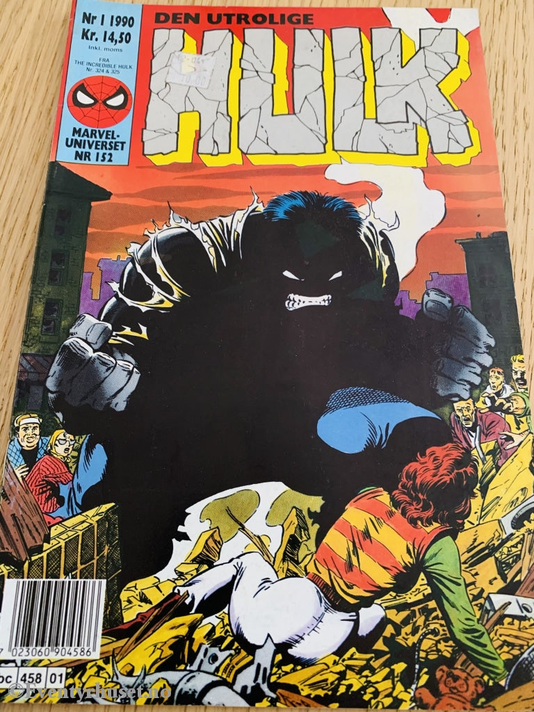 Den Utrolige Hulk. 1990/01. Tegneserieblad