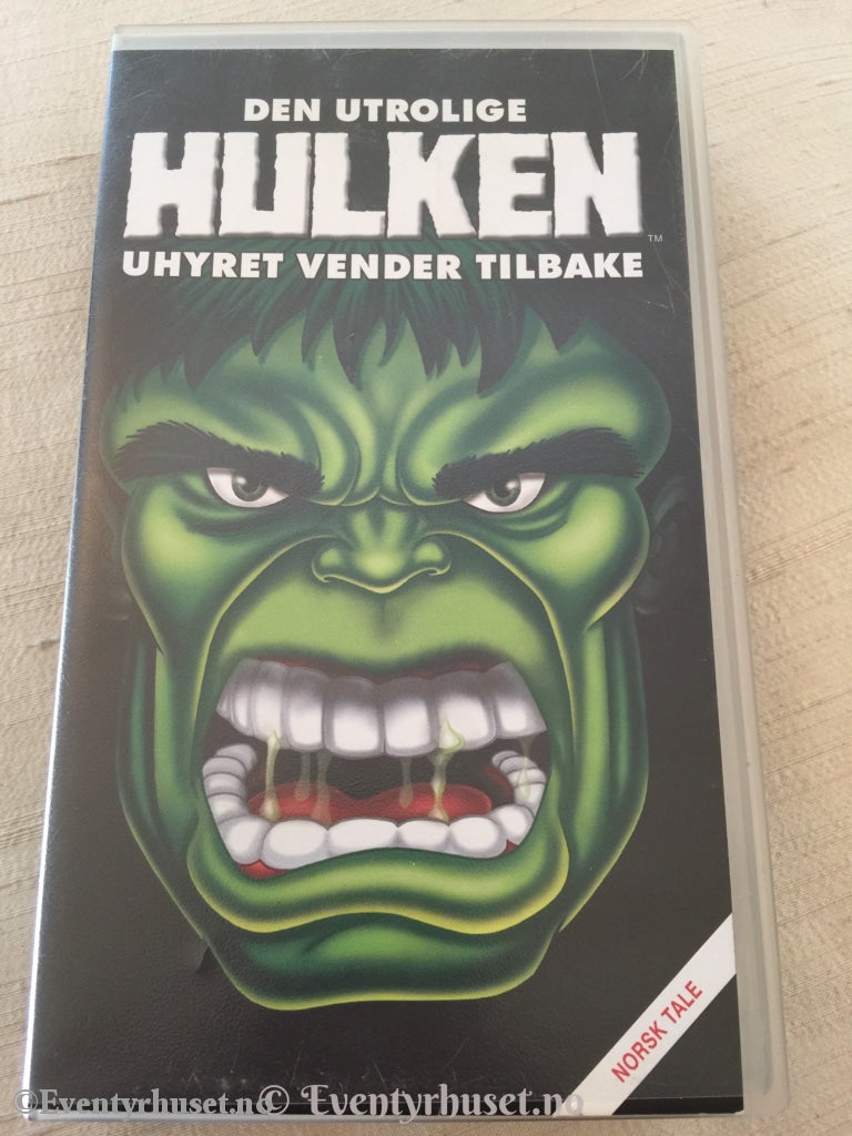 Den Utrolige Hulken - Udyret Vender Tilbake. 1996. Vhs. Vhs