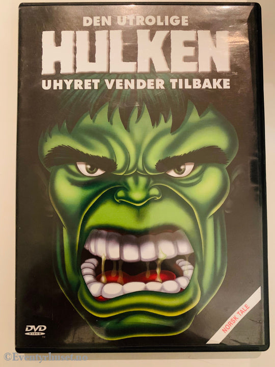 Den Utrolige Hulken - Hulken Udyret Vender Tilbake. Dvd. Dvd