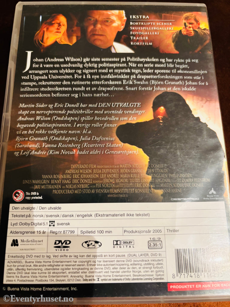 Den Utvalgte. DVD.