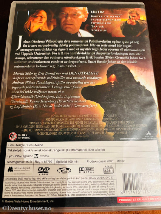Den Utvalgte. DVD.