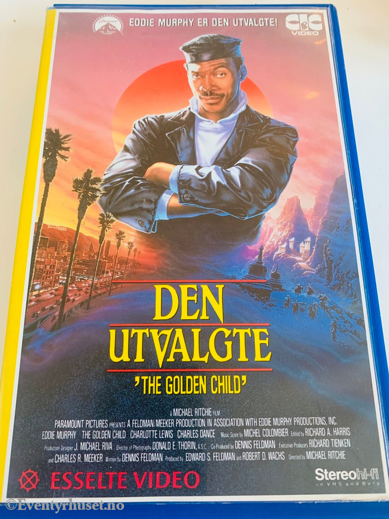 Den Utvalgte. «The Golden Child». 1986. Vhs Big Box. Box