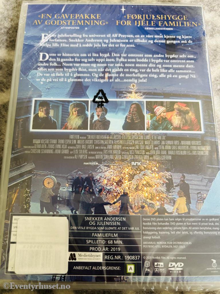 Den vesle bygda som glømte at det var jul. DVD. Ny i plast!