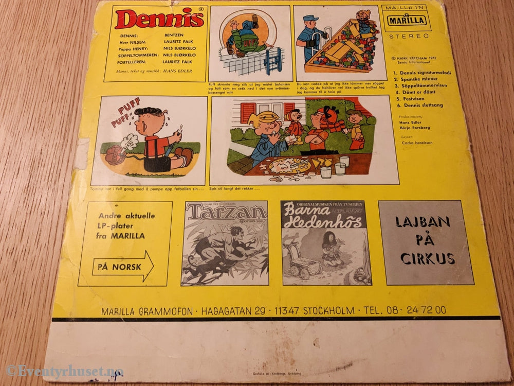 Dennis. 1972. Lp. Lp Plate