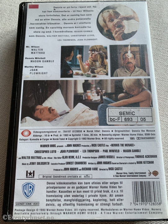 Dennis. 1993. Vhs. Vhs