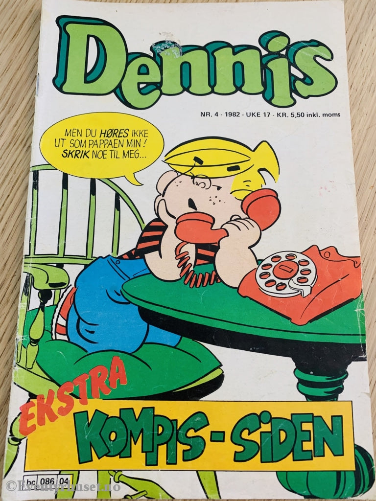 Dennis. 4/1982. Tegneserieblad