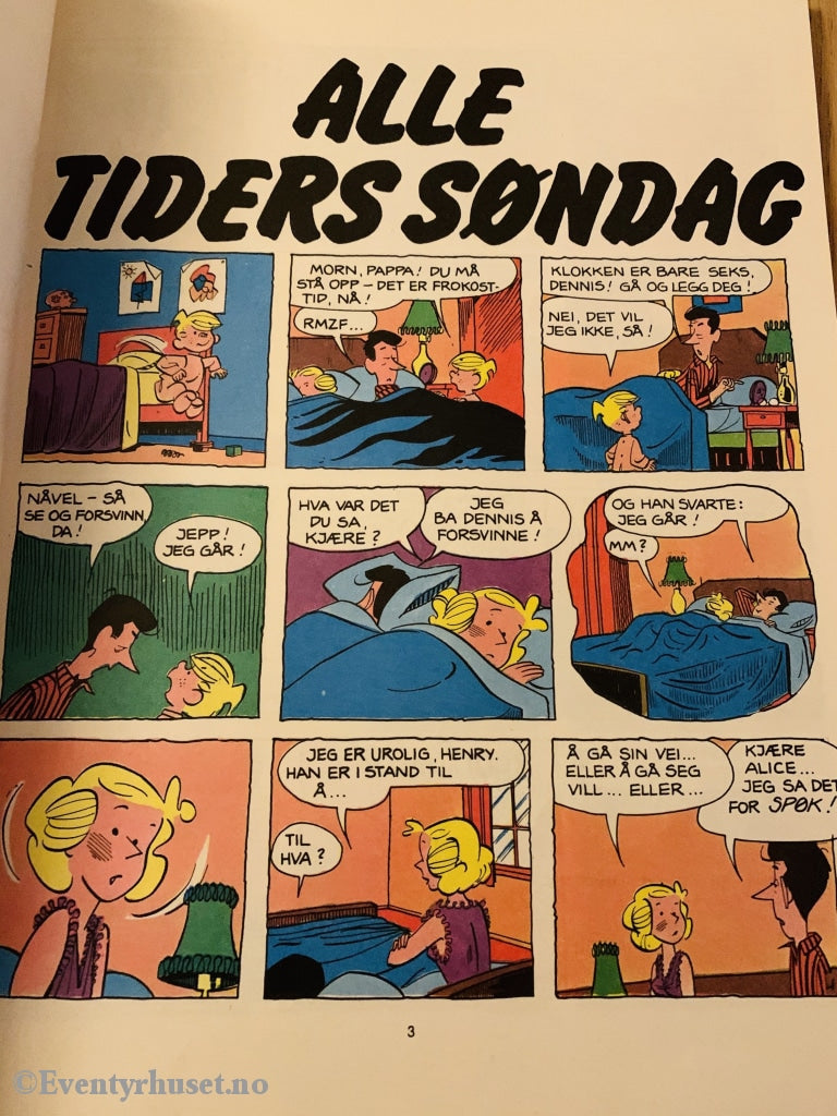 Dennis. Alle Tiders Søndag. 1979. Tegneserieblad