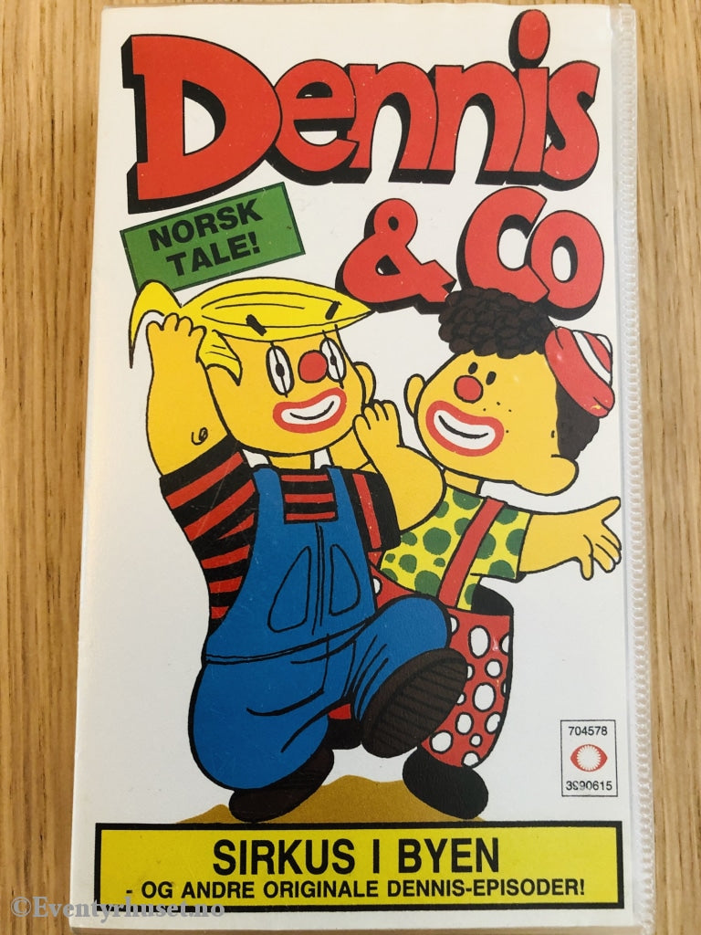 Dennis & Co. 1991. Sirkus I Byen Mfl. Vhs. Vhs