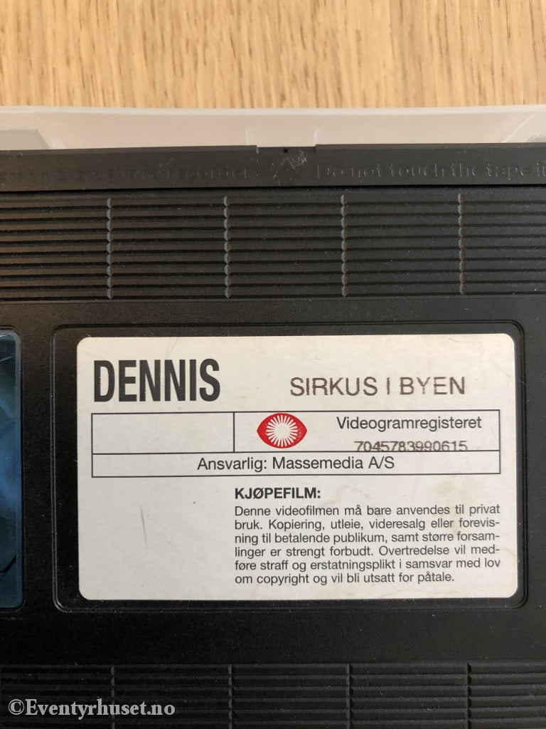 Dennis & Co. 1991. Sirkus I Byen Mfl. Vhs. Vhs