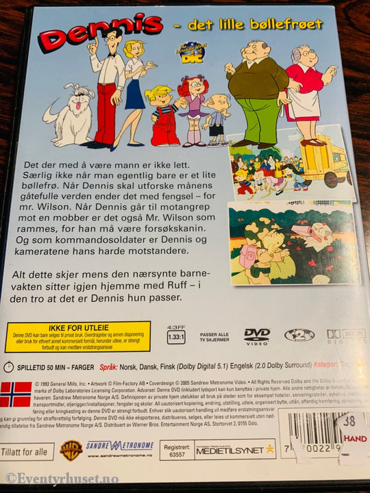 Dennis - Det Lille Bøllefrøet. 1993. Dvd. Dvd