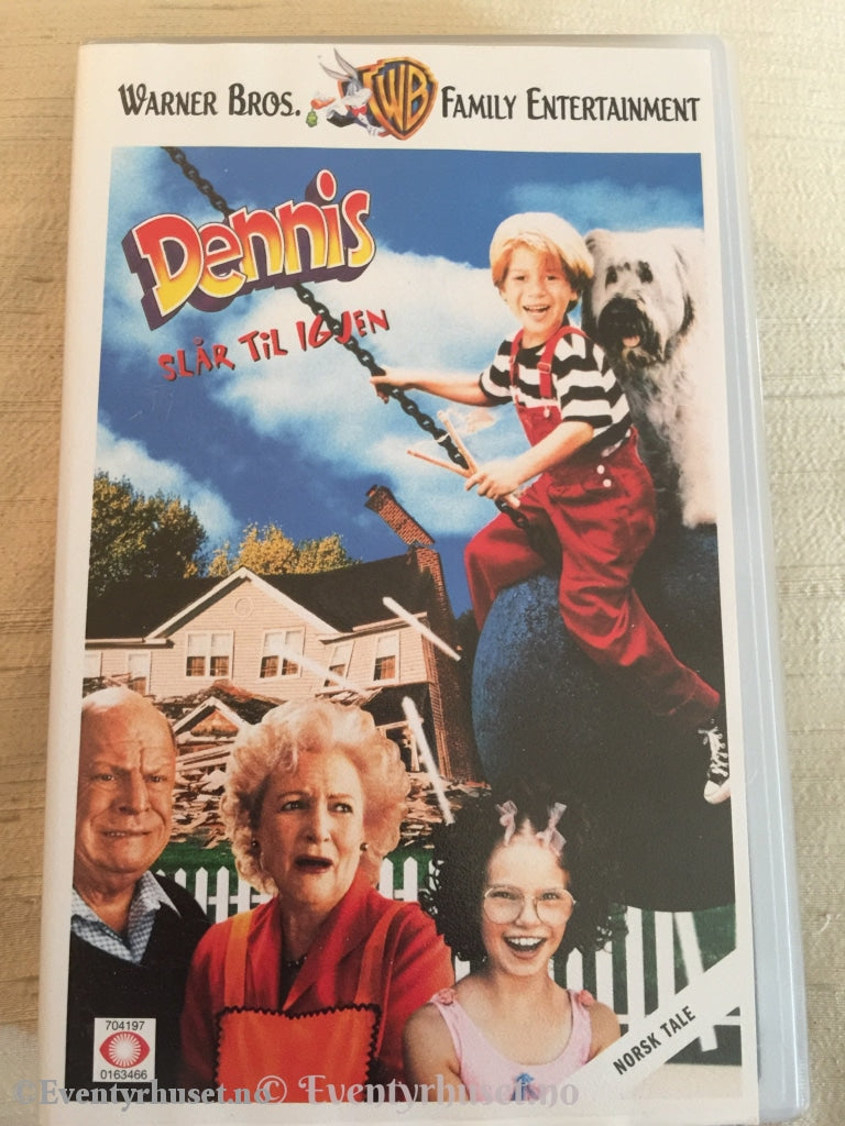 Dennis Slår Til Igjen. 1998. Vhs. Vhs