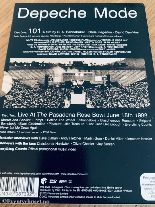 Depeche Mode: 101 (2003). DVD