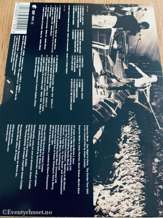 Depeche Mode: One Night in Paris (2001). DVD