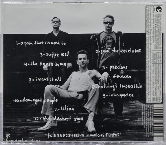 Depeche Mode. Playing the Angel. 2005. Musikk-CD.