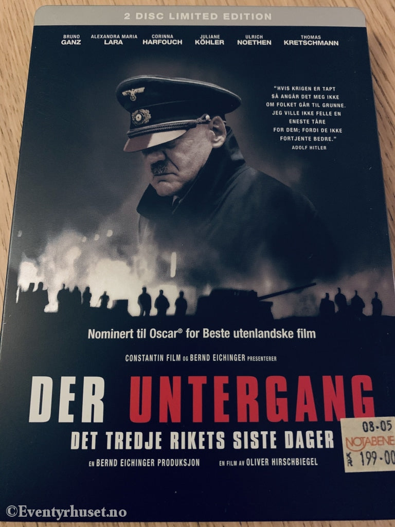 Der Untergang. 2004. Dvd Steelbox.