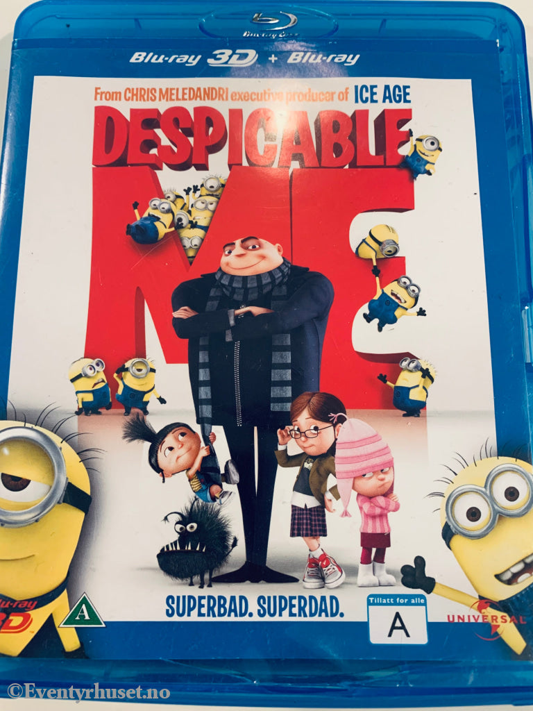 Despicable Me(Grusomme Meg). Blu-Ray. Blu-Ray Disc