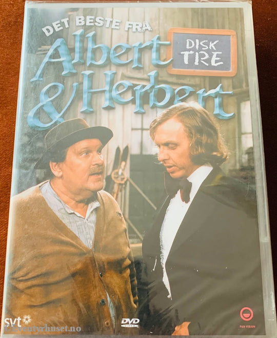 Det Beste Med Albert & Herbert. Disk 3. 1974-88. Svt. Dvd. Ny I Plast! Dvd