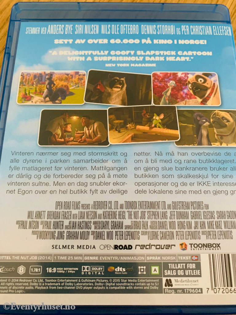Det elleville nøttekupet (2014) . Blu-ray.